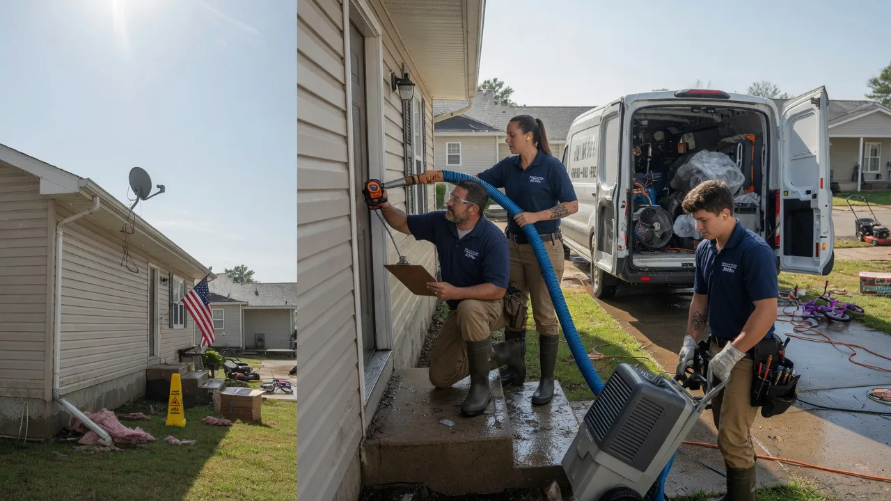 Ceiling Water Damage Restoration in Leburn, KY near me